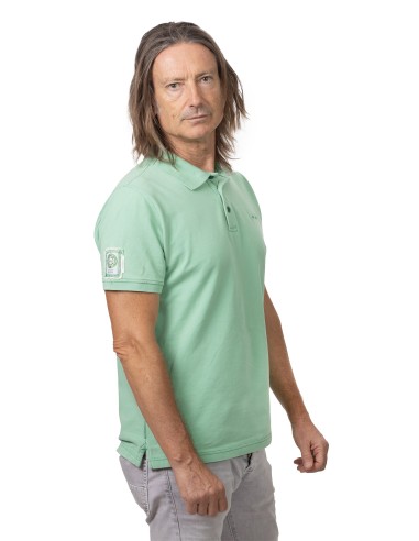 Men's Short Sleeve Pique Polo Shirt (2DYE4) - Cooking apple green